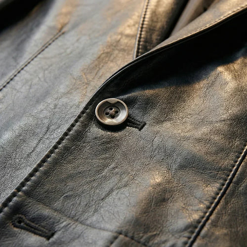 Riccardo — Leather Blazer