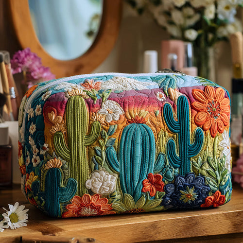 Kiera - Quilted Cosmetic Bag Essential