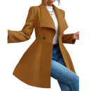 Women's Elegant Slim Fit Lapel Coat