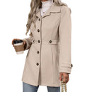 Women's Elegant Single Breasted Slim Coat