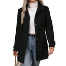 Women's Elegant Single Breasted Slim Coat